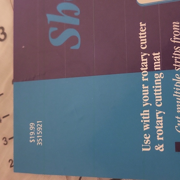 NWT June Tailor shrt cut cutting guide for crafts, quilting, squares, triangles - Picture 8 of 14